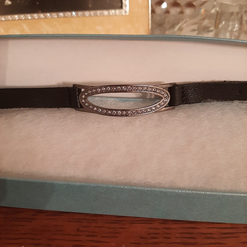 Touchstone Crystal pave oval bracelet